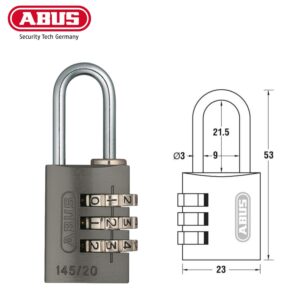 ABUS 145/20 Titanium Zahlenschloss