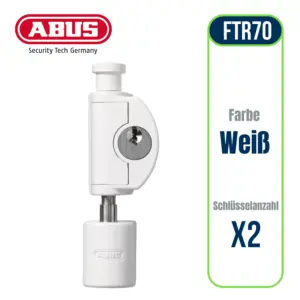 ABUS FTR70 Fenstersicherung mit Schlüssel